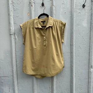 J Crew Collared  popover shirt, size M